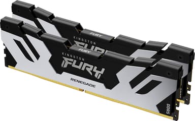 Kingston Technology FURY 96 GB 6000 MT/s DDR5 CL32 DIMM (sæt med 2) Renegade Silver XMP 96GB 6000MT/s DDR5 288-pin DIMM