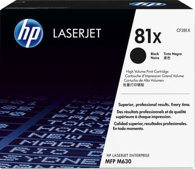 HP Toner Svart 81X 25K - CF281X 
