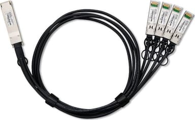 Zyxel DAC100F25-1M-ZZ0101F InfiniBand och fiberoptisk kabel QSFP28 4x QSFP28 DAC Svart 1m QSFP28 4x QSFP28