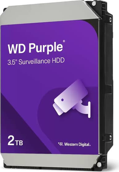 WD Purple 2TB 3.5" 5400r/min SATA 6.0 Gbit/s HDD