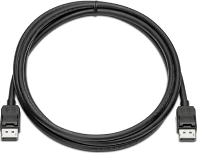 HP Display cable kit 2m 2m DisplayPort DisplayPort DisplayPort DisplayPort Zwart Zwart