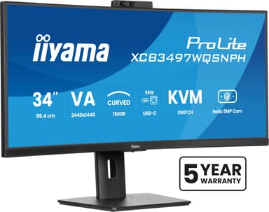 iiyama ProLite XCB3497WQSNPH-B1 34" 3440 × 1440pixels VA 21:9 120Hz