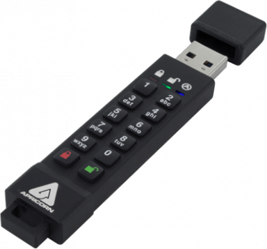 Apricorn Aegis Secure Key 3Z 16GB USB-A Svart