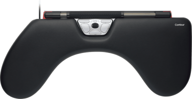 Contour Design RollerMouse Red Max, kabelbasert USB-C Rullestang Svart, Sølv