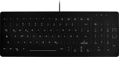Contour Design Active Key QuickClean Medical Ledningsført Nordisk Tastatur