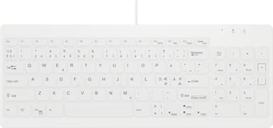 Contour Design Active Key QuickClean Medical Removable Cover Compact Kablet Nordisk Tastatur