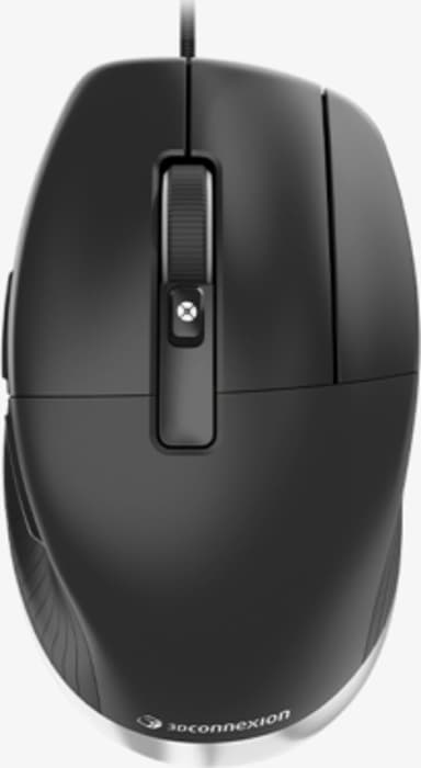 3DConnexion CadMouse Pro muis Kantoor Rechtshandig USB Type-A Optisch USB-A Zwart