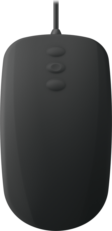 Contour Design Active Key QuickClean Medical IP68 Scroll Buttons USB-A Mus Sort