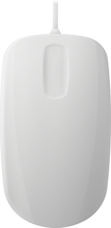 Contour Design Active Key QuickClean Medical IP68 Sensor Scroll USB-A Mus Vit