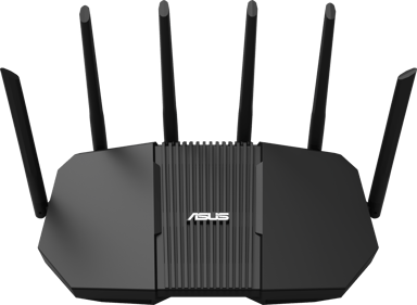 ASUS RT-BE90U BE9400 AiMesh trådløs ruter 2.5 Gigabit Ethernet Tre-båndsfrekvens (2,4 GHz / 5 GHz / 6 GHz) Sort 