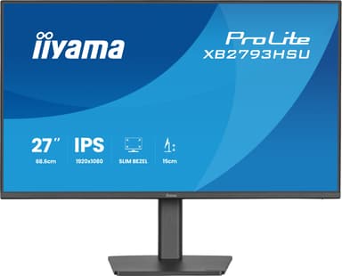 iiyama ProLite XB2793HSU-B1 27" 1920 × 1080pixels IPS 16:9 120Hz
