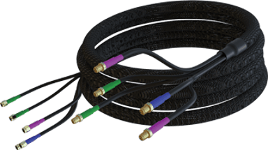 Poynting CAB-119 coax-kabel 3 m SMA Zwart SMA SMA 3m Zwart