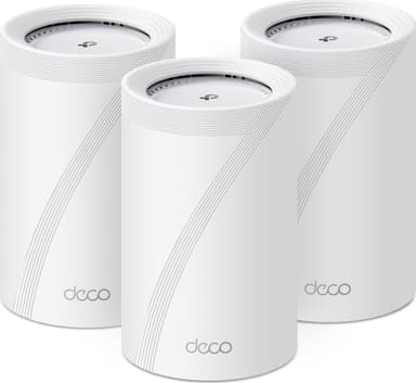 TP-Link Deco BE68 Triband 2,4/5/6 GHz WiFi 7 Hvit 3-pakning