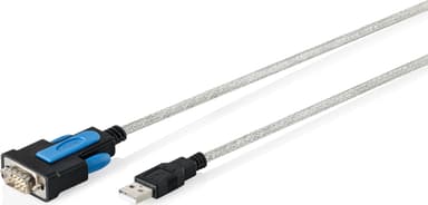Digitus USB to Serial (RS232) cable 1.8M 1.8m USB-A RS-232 Gjennomsiktig