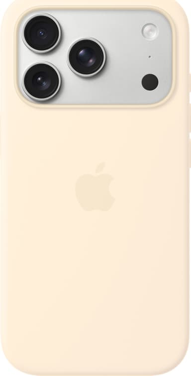 Apple Silicone Case With MagSafe iPhone 17 Pro Vanilje farve