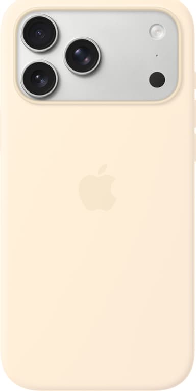 Apple Silicone Case With MagSafe iPhone 17 Pro Max Vaniljanvärinen