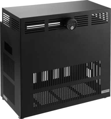 Rackmountit Rackmount.IT ER-E4-BLK stativ 4U Vægmonteret stativ Sort 