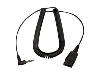 Jabra PC cord QD to 3.5 MM Musta