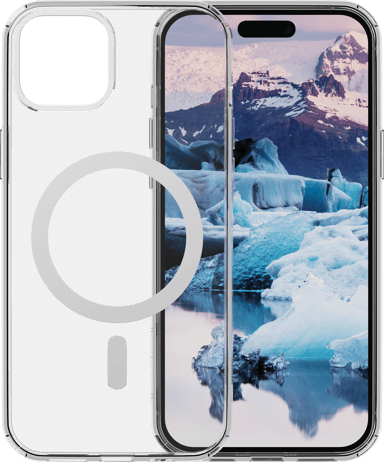 dbramante1928 Iceland Pro Magsafe iPhone 15 Läpinäkyvä, Valkoinen