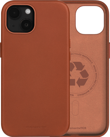 dbramante1928 Roskilde Magsafe Full-Grain Leather iPhone 15 Röd
