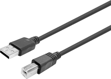 Vivolink PROUSBAB10 USB-kaapeli USB 2.0 10 m USB A USB B Musta 10m USB-A USB-B Musta