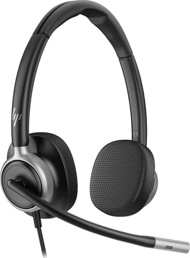 HP Poly Mission 625 Stereo USB-A, USB-C Microsoft Teams Zwart