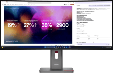 Lenovo ThinkVision P40WD-40 39.7" 5120 × 2160pixels IPS 21:9 120Hz