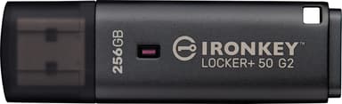 Kingston IronKey Locker Plus 50 G2 128GB USB-A Sort