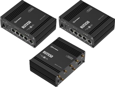 Teltonika RUTX50 industriell 5G-ruter 3-pakning 