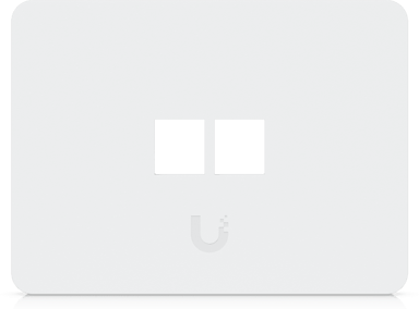 Ubiquiti UACC-WP-KEYSTONE-H-2P kontakt beskyttelse-plate Hvit 