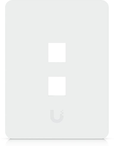 Ubiquiti UACC-WP-KEYSTONE-V-2P kontakt beskyttelse-plate Hvit 