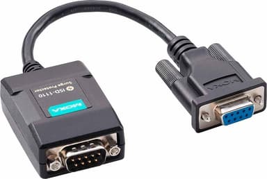 Moxa ISD-1110-T överspänningsskydd Svart 0 AC-utgångar 1 m 
