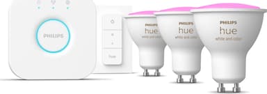 Philips Hue Startkit 3 x GU10 - White and Color Ambiance