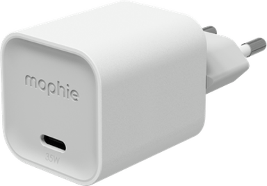 Mophie Power Adapter GaN USB-C 35w Hvid