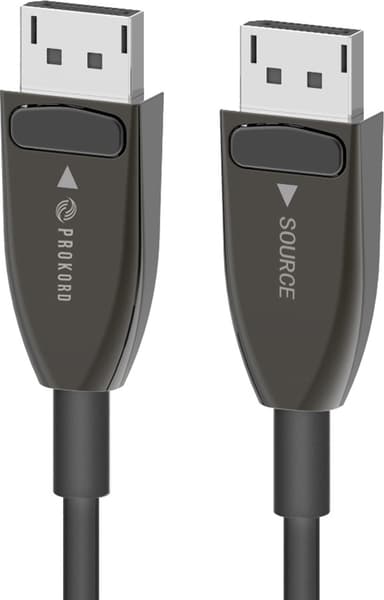 Prokord Cable DP - DP Active Optical Cable (AOC) 8K 20.0M Black 20m DisplayPort DisplayPort Svart