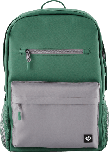 HP Campus ryggsekk, grønn 15.6" 15.6" Polyester, Skumplast Grå, Grønn Grå, Grønn