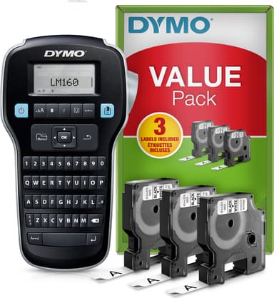 Dymo LabelManager 160 Valuepack Incl 3x12mm Tape 