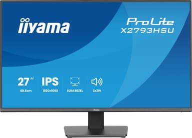 iiyama ProLite X2793HSU-B1 27" 1920 × 1080pixels IPS 16:9 120Hz