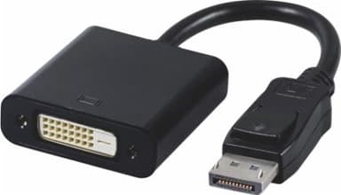 Microconnect Videokonverterare 0.15m DisplayPort DVI-D Svart