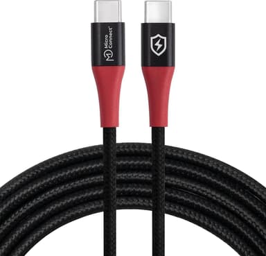 Microconnect USB-C To USB-C Data Blocker Cable 1.5m 1.5m USB-C USB-C Svart