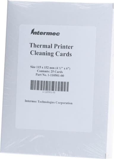 Honeywell Reinigingskit - 4" printers 25/doos 