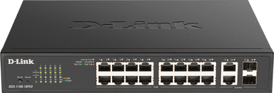 D-Link DGS-1100-18PV2 18xGE PoE+ Smart Managed Switch 