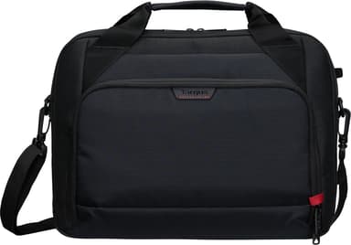 Targus 13-14" Classic Briefcase Ecosmart 14" Polyesteri, Polyeteenitereftalaatti Musta, Punainen