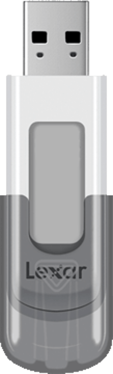 Lexar JumpDrive V100 64GB USB-A Harmaa, Valkoinen
