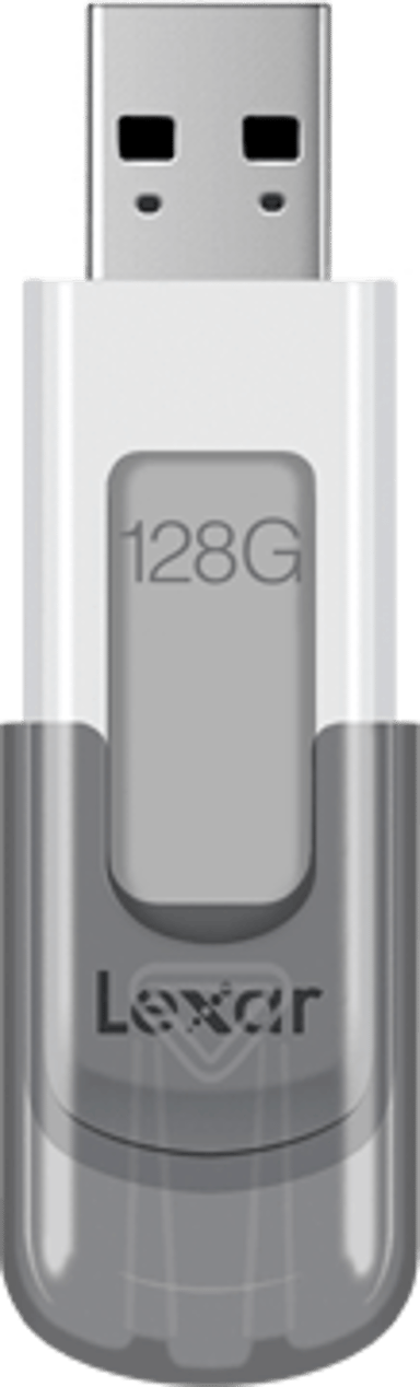 Lexar JumpDrive V100 128GB USB-A Harmaa, Valkoinen