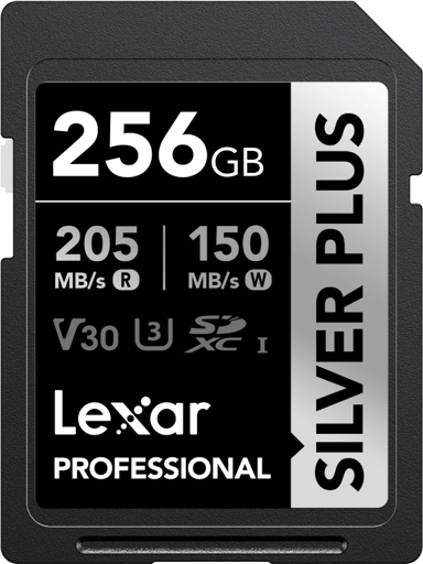 Lexar Professional Silver Plus 256GB SDXC UHS-I