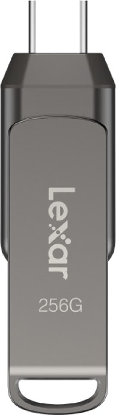 Lexar JumpDrive Dual Drive D400 256GB USB-C Grå