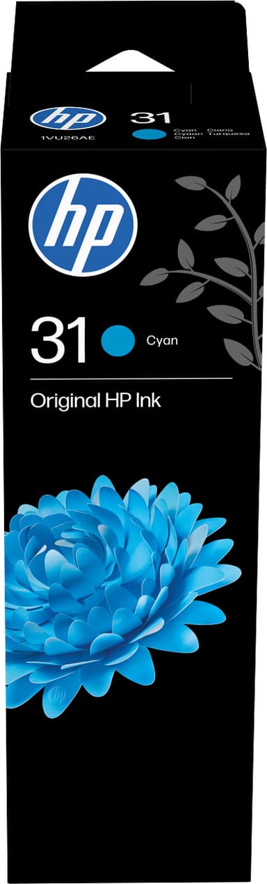 HP Muste syaani 31, 70 ml – Tank 315/415/450/455/457