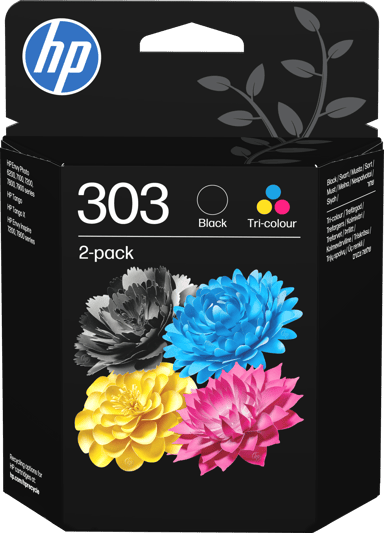 HP Muste Combo Pack (Black/Color) 303 - Envy Kuva 62XX/71XX 