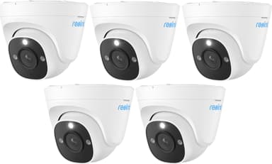 Reolink P334 4K 8MP Dome PoE IP Sikkerhetskamera 5-Pack 